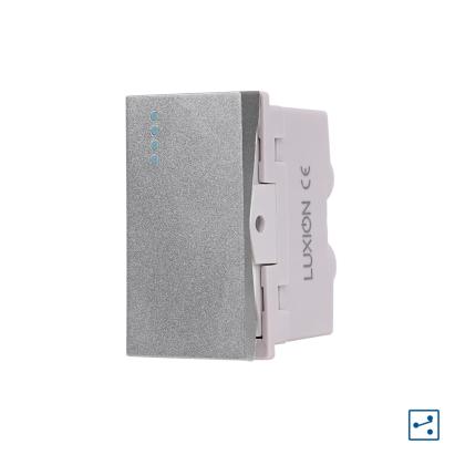 Modul Intrerupator Simplu Cap-Cruce Mecanic 1M LUXION, Standard Italian SmartElectro IntelligentHouse