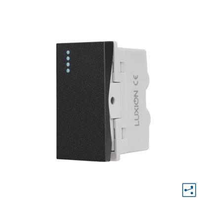 Modul Intrerupator Simplu Cap-Cruce Mecanic 1M LUXION, Standard Italian SmartElectro IntelligentHouse