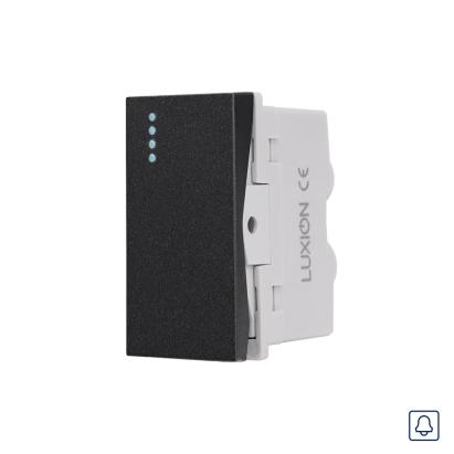 Modul Buton Revenire Mecanic (Sonerie) 1M LUXION, Standard Italian SmartElectro IntelligentHouse
