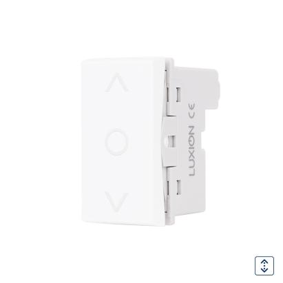 Modul Intrerupator Mecanic Jaluzele 1M LUXION, Standard Italian SmartElectro IntelligentHouse