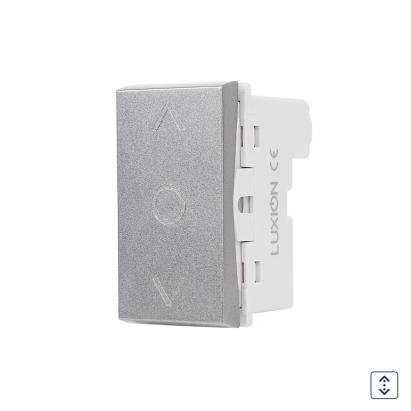 Modul Intrerupator Mecanic Jaluzele 1M LUXION, Standard Italian SmartElectro IntelligentHouse