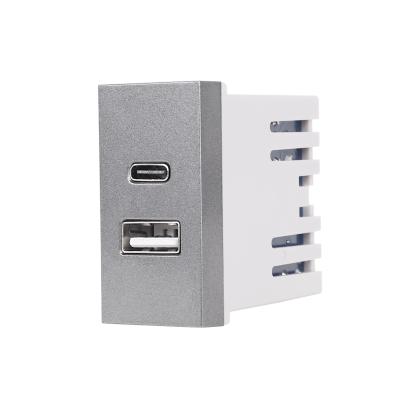 Modul Priza USB A+C 1M LUXION, Standard Italian SmartElectro IntelligentHouse