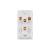 Modul Intrerupator Dublu Mecanic 2M / 1M LUXION, Standard Italian SmartElectro IntelligentHouse