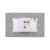 Intrerupator Simplu Cap Scara Mecanic LUXION cu Rama din Sticla, Standard Italian, 3M SmartElectro IntelligentHouse