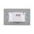 Intrerupator cu Revenire (Sonerie) Mecanic LUXION cu Rama din Sticla, Standard Italian, 3M SmartElectro IntelligentHouse