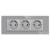 Priza Tripla cu Rama din Sticla LUXION, Standard Italian, 6M SmartElectro IntelligentHouse