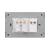 Intrerupator Simplu + Priza cu Rama din Sticla LUXION, Standard Italian, 3M SmartElectro IntelligentHouse