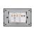 Intrerupator Simplu + Priza cu Rama din Sticla LUXION, Standard Italian, 3M SmartElectro IntelligentHouse