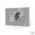 Intrerupator Simplu Cap Scara + Priza cu Rama din Sticla LUXION, Standard Italian, 3M SmartElectro IntelligentHouse