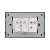 Intrerupator Simplu Cap Scara + Priza cu Rama din Sticla LUXION, Standard Italian, 3M SmartElectro IntelligentHouse