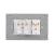 Intrerupator Dublu + Priza cu Rama din Sticla LUXION, Standard Italian, 3M SmartElectro IntelligentHouse
