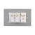 Intrerupator Dublu + Priza cu Rama din Sticla LUXION, Standard Italian, 3M SmartElectro IntelligentHouse