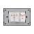Intrerupator Dublu + Priza cu Rama din Sticla LUXION, Standard Italian, 3M SmartElectro IntelligentHouse