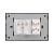 Intrerupator Dublu Cap Scara + Priza cu Rama din Sticla LUXION, Standard Italian, 3M SmartElectro IntelligentHouse