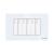 Intrerupator Mecanic 6 Posturi LUXION cu Rama din Sticla, Standard Italian, 3M SmartElectro IntelligentHouse
