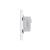 Intrerupator Simplu Mecanic 1M si 2 Taste False LUXION cu Rama din Sticla, Standard Italian, 3M SmartElectro IntelligentHouse