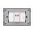 Intrerupator Simplu Mecanic 1M si 2 Taste False LUXION cu Rama din Sticla, Standard Italian, 3M SmartElectro IntelligentHouse