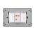 Intrerupator Simplu Cap Scara Mecanic 1M si 2 Taste False LUXION cu Rama din Sticla, Standard Italian, 3M SmartElectro IntelligentHouse