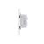 Intrerupator Simplu Cruce Mecanic 1M si 2 Taste False LUXION cu Rama din Sticla, Standard Italian, 3M SmartElectro IntelligentHouse