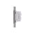 Intrerupator Simplu Cruce Mecanic 1M si 2 Taste False LUXION cu Rama din Sticla, Standard Italian, 3M SmartElectro IntelligentHouse