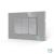 Intrerupator Simplu Cruce Mecanic 1M si 2 Taste False LUXION cu Rama din Sticla, Standard Italian, 3M SmartElectro IntelligentHouse
