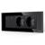 Intrerupator Dublu + 2 Prize cu Rama din Sticla LUXION, Standard Italian, 6M SmartElectro IntelligentHouse