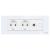 Priza Dubla Schuko + TV + Internet cu Rama din Sticla LUXION, Standard Italian, 6M SmartElectro IntelligentHouse