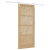 Ușa glisantă  cu set de accesorii 86x198.5 cm din lemn masiv de pin, Ușa de interior  "ORKDAL" 86x198.5x4 cm din lemn masiv de pin GartenMobel Dekor