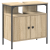 Set Mobilier Baie pe 3 Piese din Lemn Inginerizat Stejar Deschis GartenMobel Dekor