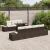 Set de canapele pentru grădină , 8 piese cu perne, maro, din poliratan GartenMobel Dekor