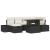 Set canapea de grădină cu perne 7 piese Ratan negru poliester GartenMobel Dekor