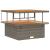 Set 11 piese de sofa de grădină cu perne gri din ratan poli acacia, Set dining grădină 3 piese cu perne gri din ratan poli acacia GartenMobel Dekor
