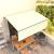 Copertină retractabilă automat, cu stor, crem, 4x3 m   GartenMobel Dekor