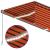 Copertină retractabilă manual stor&LED portocaliu&maro 4,5x3 m GartenMobel Dekor