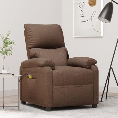 Fotoliu de masaj, maro, material textil GartenMobel Dekor