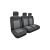 Huse Auto Textil 2+1 Premium Scaun Sofer si Bancheta Stanga, burete 10mm + 5mm Cod: ART105 Automotive TrustedCars