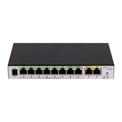 Router All in One ,2xRJ45 gIGABIT ,8 X RJ45 Poe Gigabit , Behavoir Management - HIKVISION DS-3WG210GP-SI SafetyGuard Surveillance