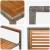 Set de Masă pentru Grădină  cu 9 Piese Gri Rattan Polimeric Acacia, Scaune Stivuibile pentru Grădină  cu Perne 2 buc Gri Rattan Polimeric GartenMobel Dekor