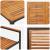 Set de masă pentru grădină din 5 piese Negru Poliratan Acacia, Scaune de grădină stivuite  cu perne 2 buc Negru Poliratan, Masă de grădină  150x90x75 cm Lemn solid Acacia și metal GartenMobel Dekor