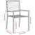 Set Mese Grădină  7 Piese Negru Poly Rattan Acacia, Scaune Grădină Stivuibile  cu Perne 2 buc Negru Poly Rattan, Masă Grădină  180x90x75 cm Lemn Solid Acacia și Metal GartenMobel Dekor