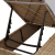 Lounger dublu Set de 2 Bej și gri deschis Poliratan GartenMobel Dekor