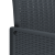 Set mese grădină 9 piese cu perne Anthracite Poly Rattan GartenMobel Dekor