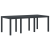 Set mese grădină 9 piese cu perne Anthracite Poly Rattan GartenMobel Dekor