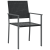 Set de dining pentru grădină 5 piese Negru Poliratan GartenMobel Dekor