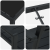 Set mese grădină 5 Piese Negru HDPE GartenMobel Dekor