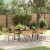 Set de masă de grădină cu 7 piese din ratan sintetic GartenMobel Dekor