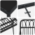 Set de dining de grădină 3 piese Negru Poliratan GartenMobel Dekor