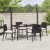 Set de dining pentru grădină 5 piese Negru Rattan sintetic GartenMobel Dekor