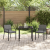 Set de dining pentru grădină 3 piese gri poliratan GartenMobel Dekor