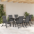 Set de dining pentru grădină 7 piese Gri Poliratan GartenMobel Dekor